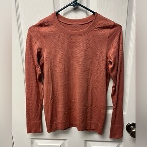 Lululemon Breeze By Long Sleeve *Squad (Copper Clay) - Sz 4